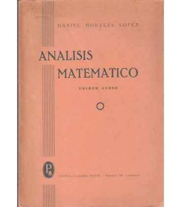 Análisis matemático. Primer Curso