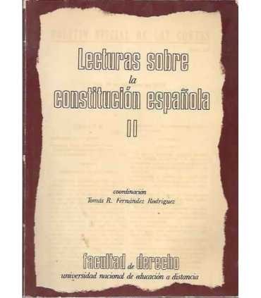 Lecturas sobre la constitución española, II