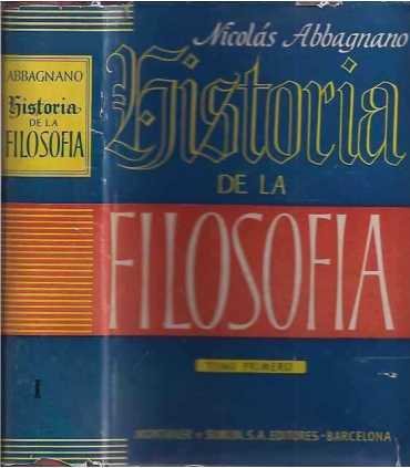 Historia de la filosofía. Tomo I