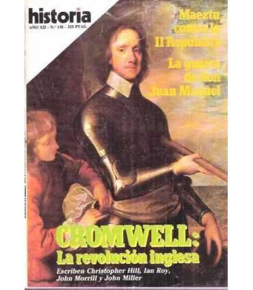 Historia 16. Año XII. nº 138. Cromwell: la Revoluc