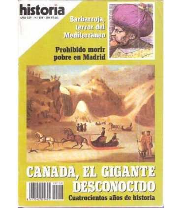 Historia 16. Año XIV. nº 158. Canadá, el gigante d