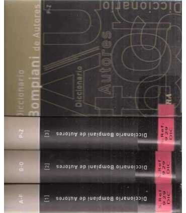 Diccionario Bompiani de Autores