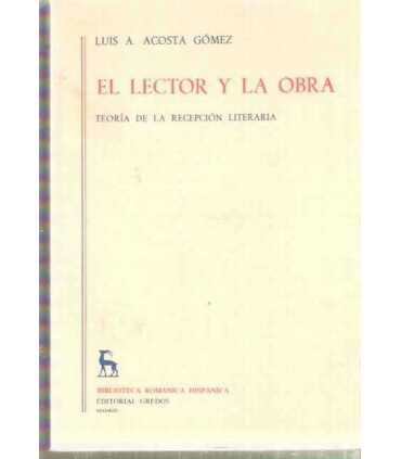El lector y la obra. Teoría de la recepción litera