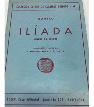 Ilíada. Libro primero
