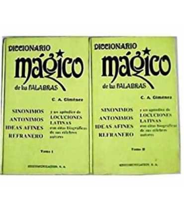 Diccionario mágico de las palabras tomo I y II