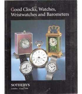Good Clocks, Watches, Wristwatches end Barometers