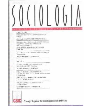 Sociología, 1. Tercera época Ene-Abr 1992