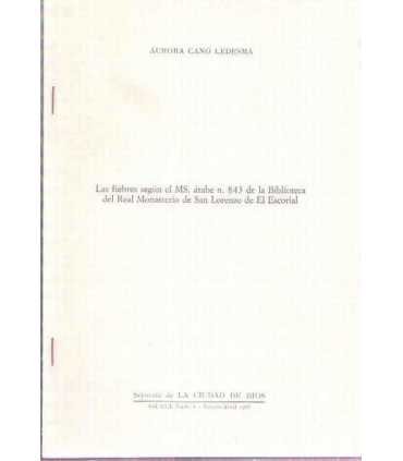 Las fiebres según el MS. árabe nº 843 de la Biblio