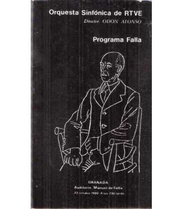 Orquesta Sinfónica de RTVE. Programa Falla (1876-1