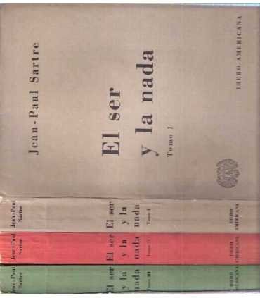 El ser y la nada. Ensayo de ontologia fenomenológi
