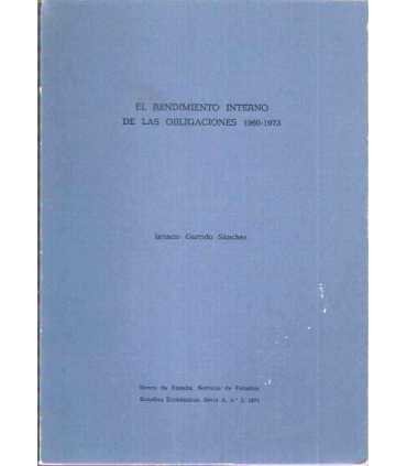 El rendimiento interno de las obligaciones1960-197