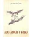 Alas azules y rojas