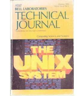 Technical Journal. The unix system. ComputingScien