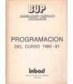 BUP. Programación del curso 1980-81