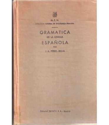 Gramática de la lengua Española