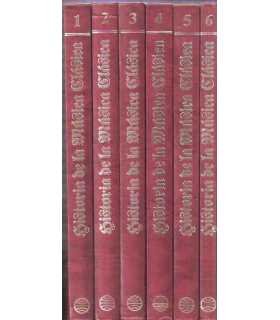 Historia de la música clásica. 6 Tomos