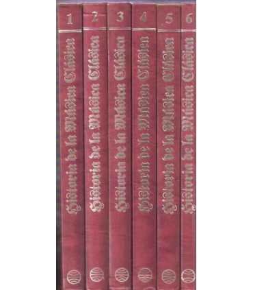 Historia de la música clásica. 6 Tomos