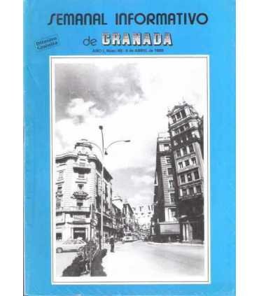 Semanal Informativo de Granada. Año I. Nº 49. 9 Ab