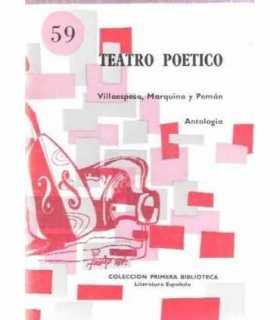 Teatro poético. Antología.