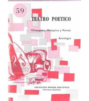 Teatro poético. Antología.