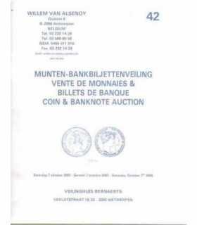 Munten-bankbiljettenveiling Vente de Monnaies & Bi