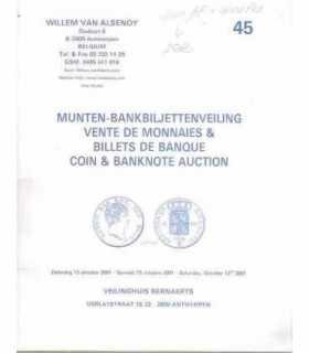 Munten-bankbiljettenveiling Vente de Monnaies & Bi