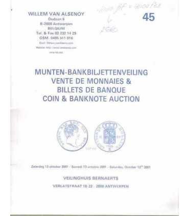 Munten-bankbiljettenveiling Vente de Monnaies & Bi