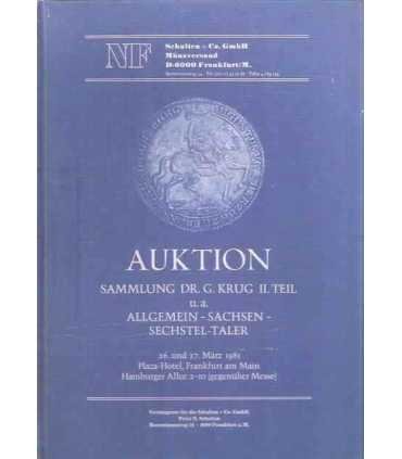 Auktion, Sammlung Dr. G. Krug II Teil