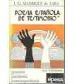 Poesía española de testimonio