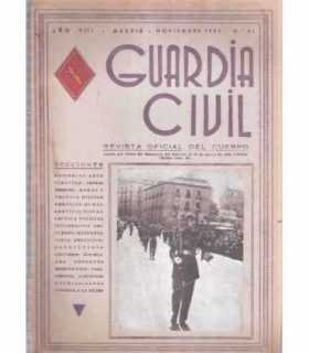 Guardia Civil. Revista oficial del cuerpo. Año VII