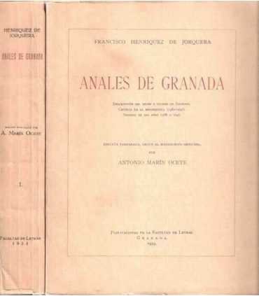Anales de Granada. 2 tomos