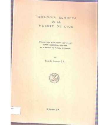 Teología europea de la muerte de dios