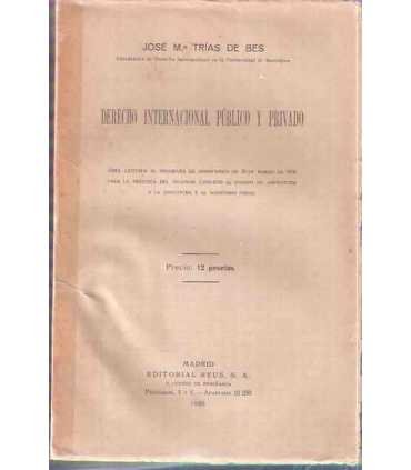 Derecho Internacional Público y Privado