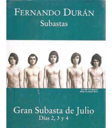 Fernando Durán. Gran Subasta de Julio