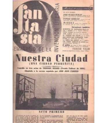 Fantasía. Semanario de la invención Literaria