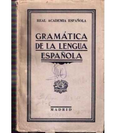 Gramática de la lengua Española