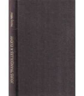 Jours tranquilles à Clichy