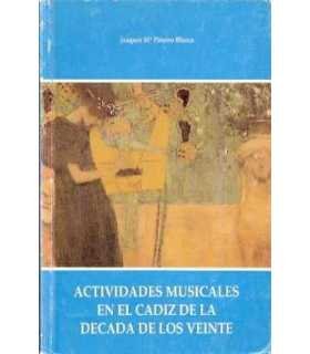 Actividades musicales en el Cádiz de la década de
