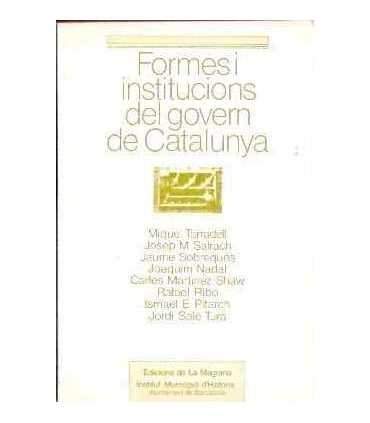 Formes i institucións del govern de Catalunya