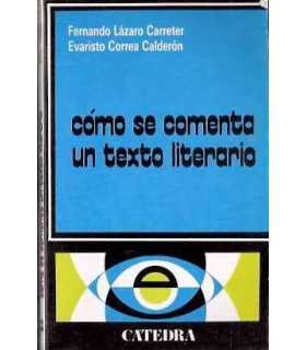 Cómo se comenta un texto literario