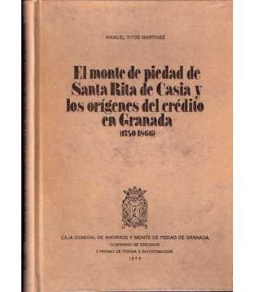 El monte de piedad de Santa Rita de Casia y los or