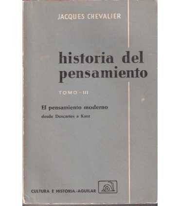 Historia del Pensamiento tomo III. El pensamiento