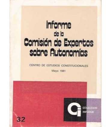Informe de la Comisión de Expertos sobre Autonomía