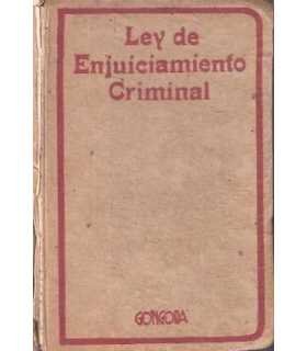 Ley de enjuiciamiento criminal