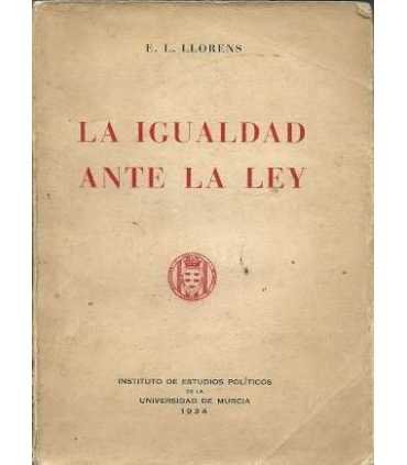 La igualdad ante la ley