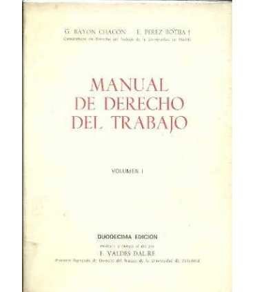 Manual de Derecho del Trabajo.