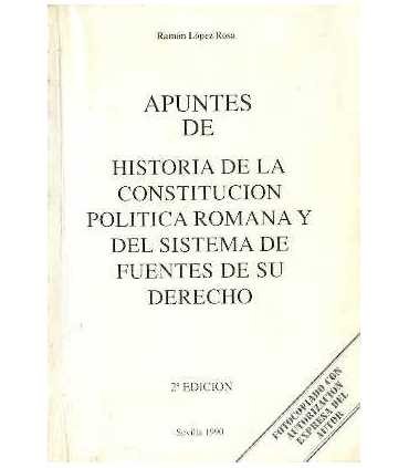 Apuntes de Historia de la Constitución Política ro