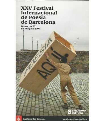 XXV Festival Internacional de Poesía de Barcelona