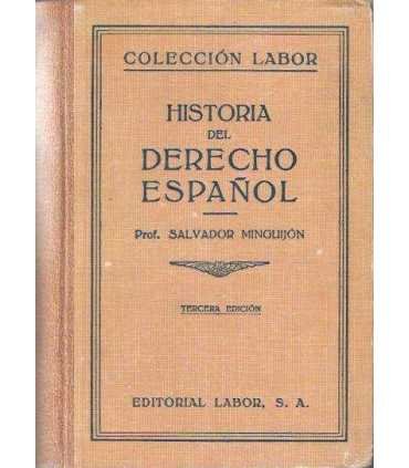 Historia del Derecho español