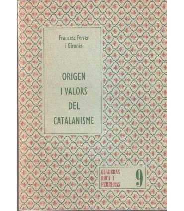 Origen i valors del catalanisme